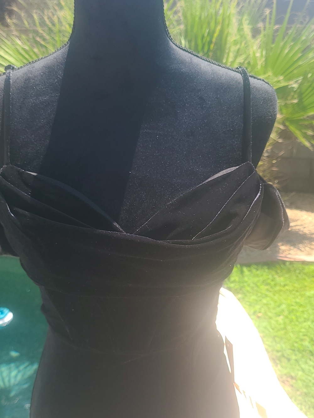 B. Smart Black Strapless Evening Dress